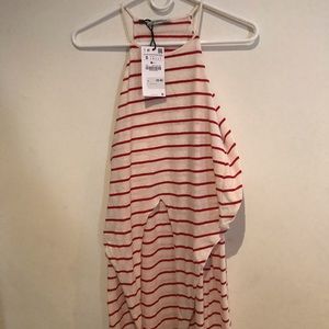 Zara Trafaluc High Neck Maxi Knit Dress